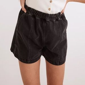 ✨Madewell Denim Easy Pull-On Shorts in Lunar Wash: TENCEL™ Denim Edition✨